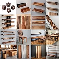 Vista 6 de 4 tablas exóticas de madera dura Purpleheart de 3/4 x 2 x 24 pulgadas Madera seca al horno para manualidades, torneado y proyectos de carpintería