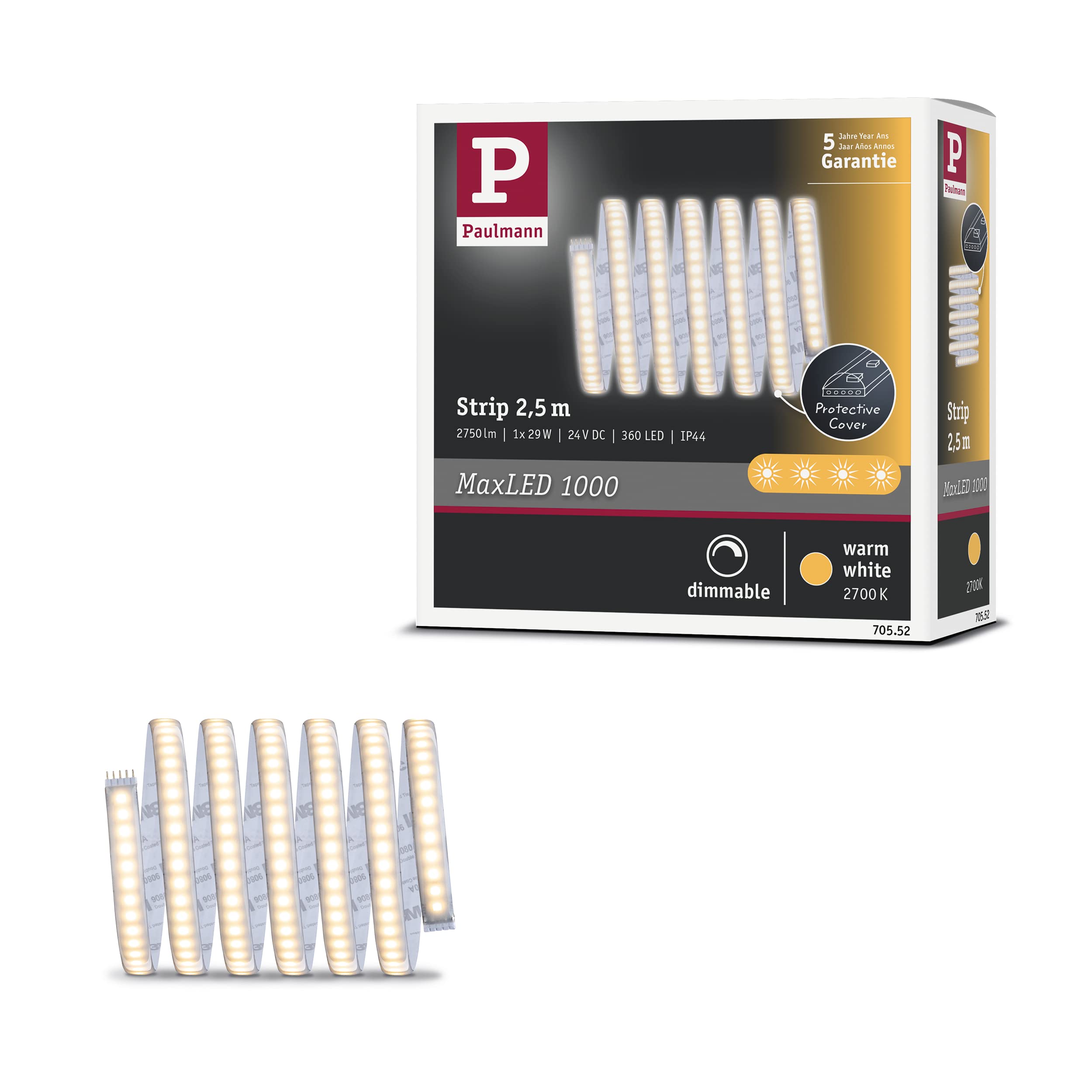 Paulmann MaxLED 1000 Stripe 2,5m Warmweiß IP44 Pro