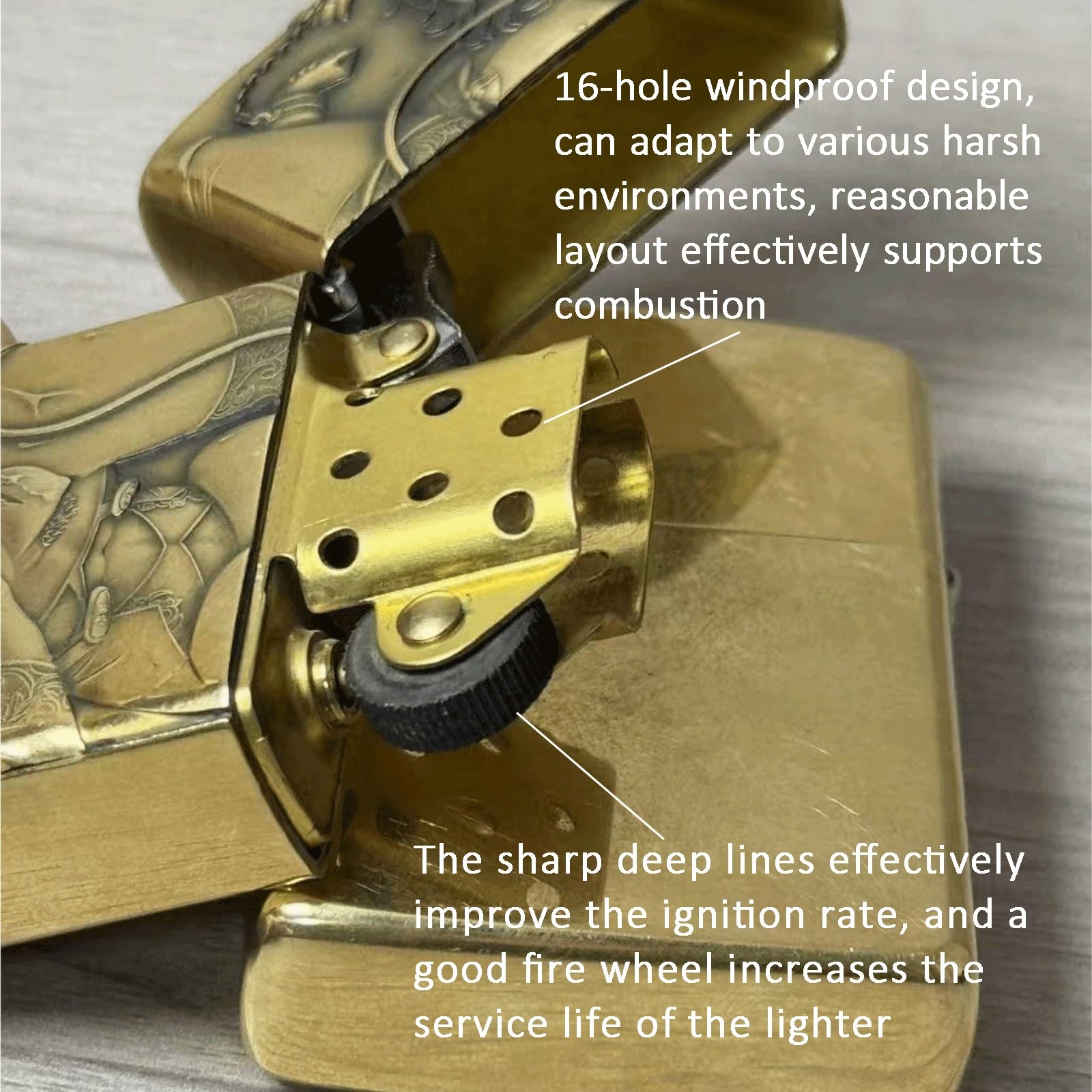 Accendino Vintage Verticale, Accendino Ribaltabile Antivento E Antipolvere, Accendino A Cherosene Liquido Ricaricabile Con Fiamma Morbida, Regali Di Compleanno Insoliti (carburante Non Incluso) (Colo