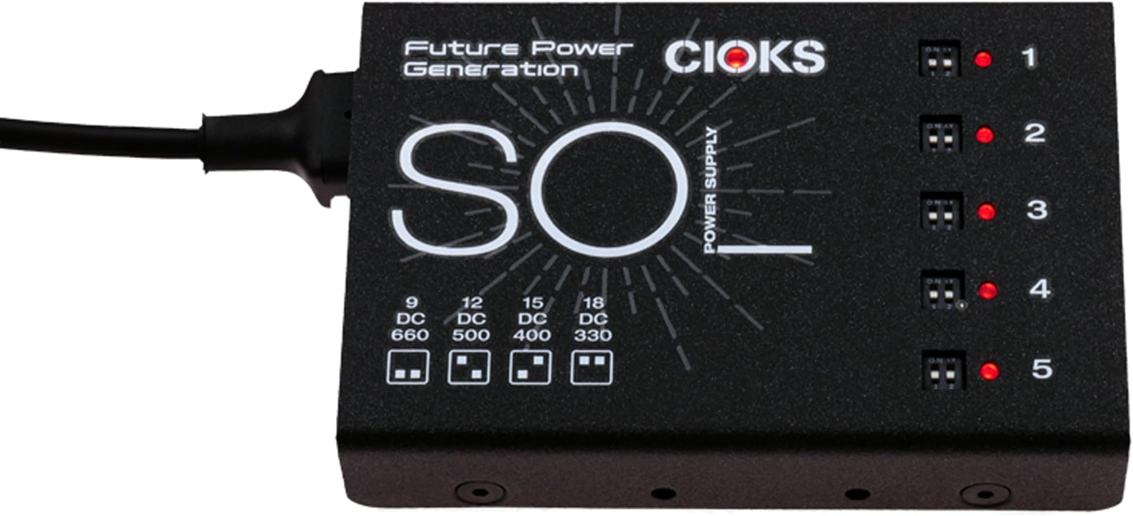 SOL Small and Medium Pedalboard Power Supply