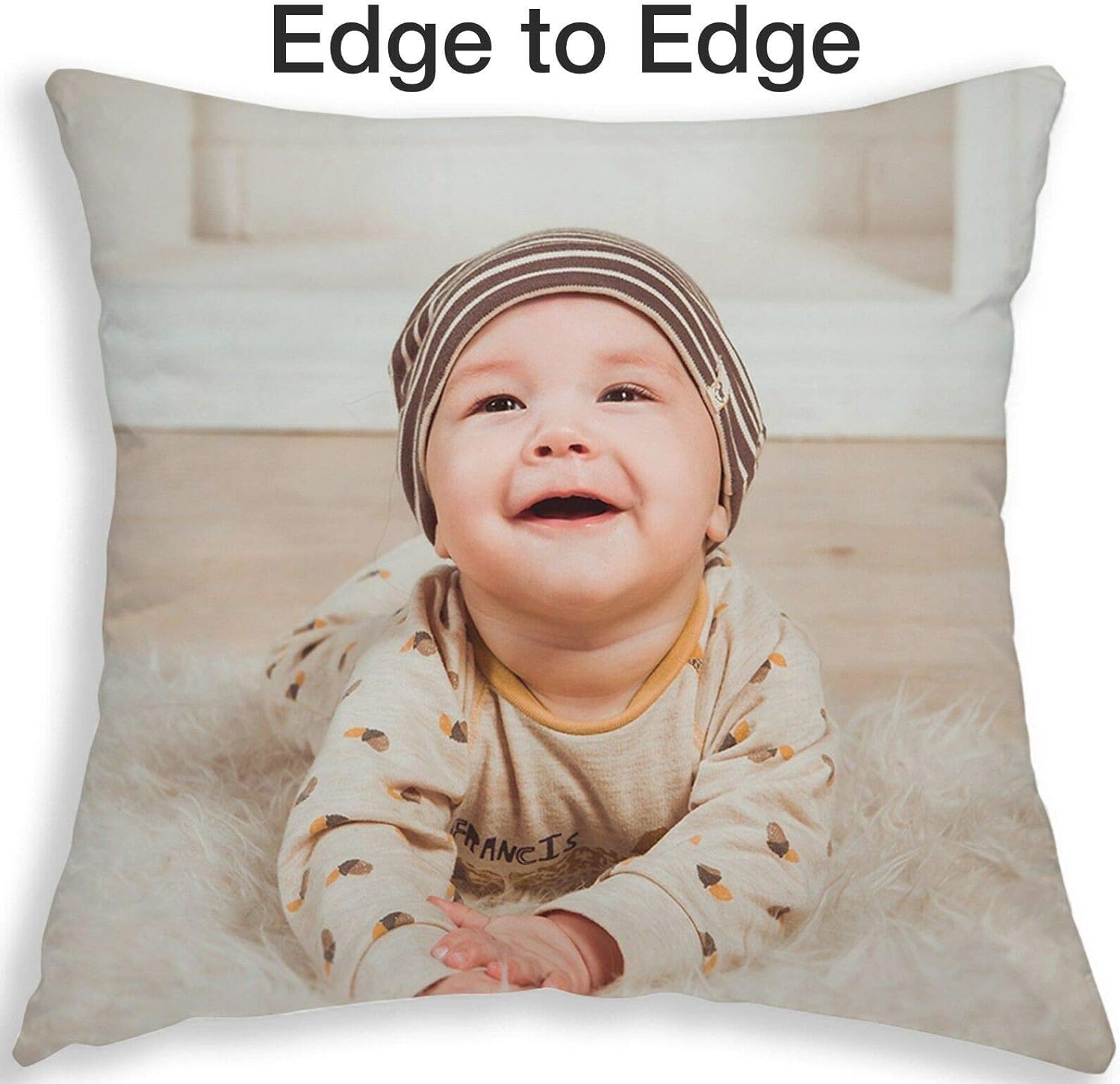 personalised double sided cushion