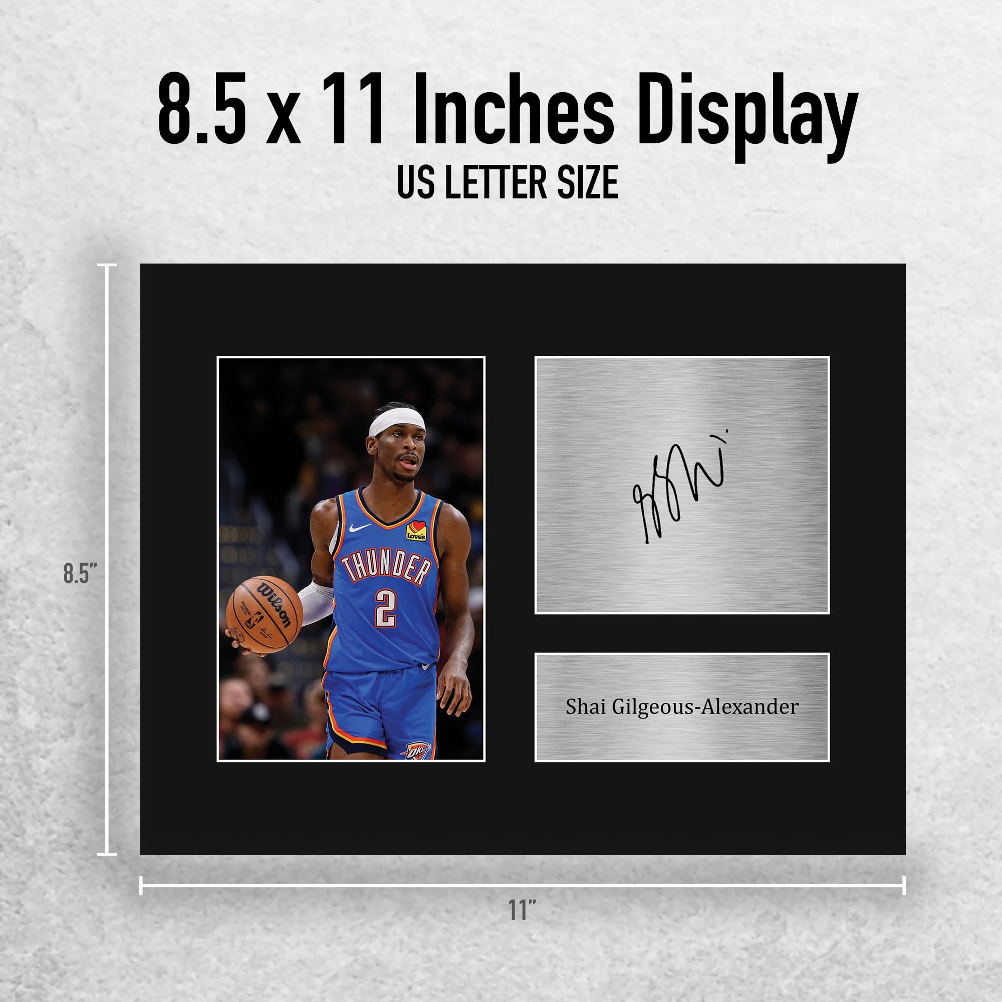 HWC Trading Shai Gilgeous-Alexander Gifts Printed Signed Autograph