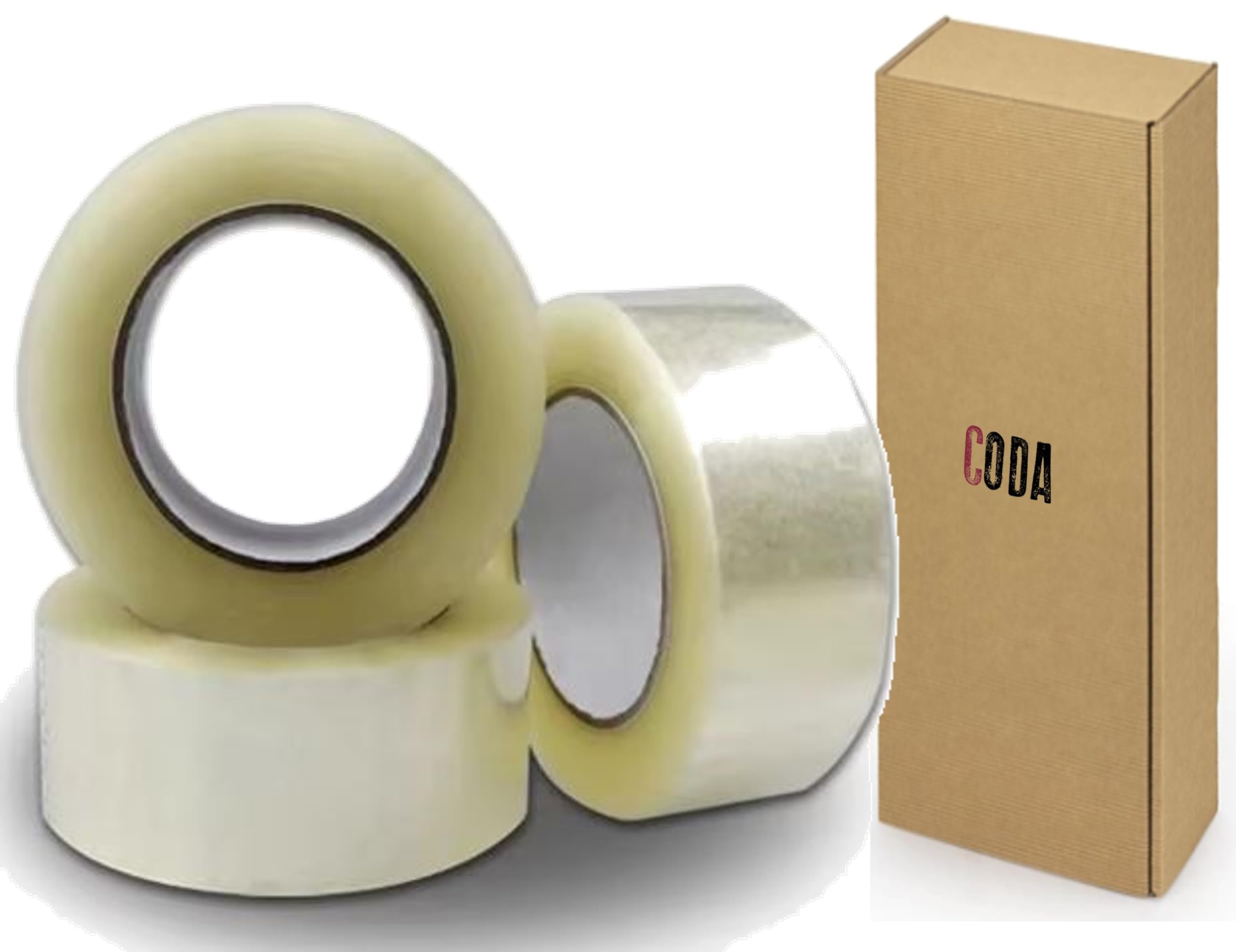 Cosecha Privada Cintas XL Adhesivas - 132 m - CODA - Rollo Precinto Doble Longitud - Precinto Transparente Universal para Embalar, Sellar y Empaquetar Resistente al Desgarro y a los Rayos UV (36)