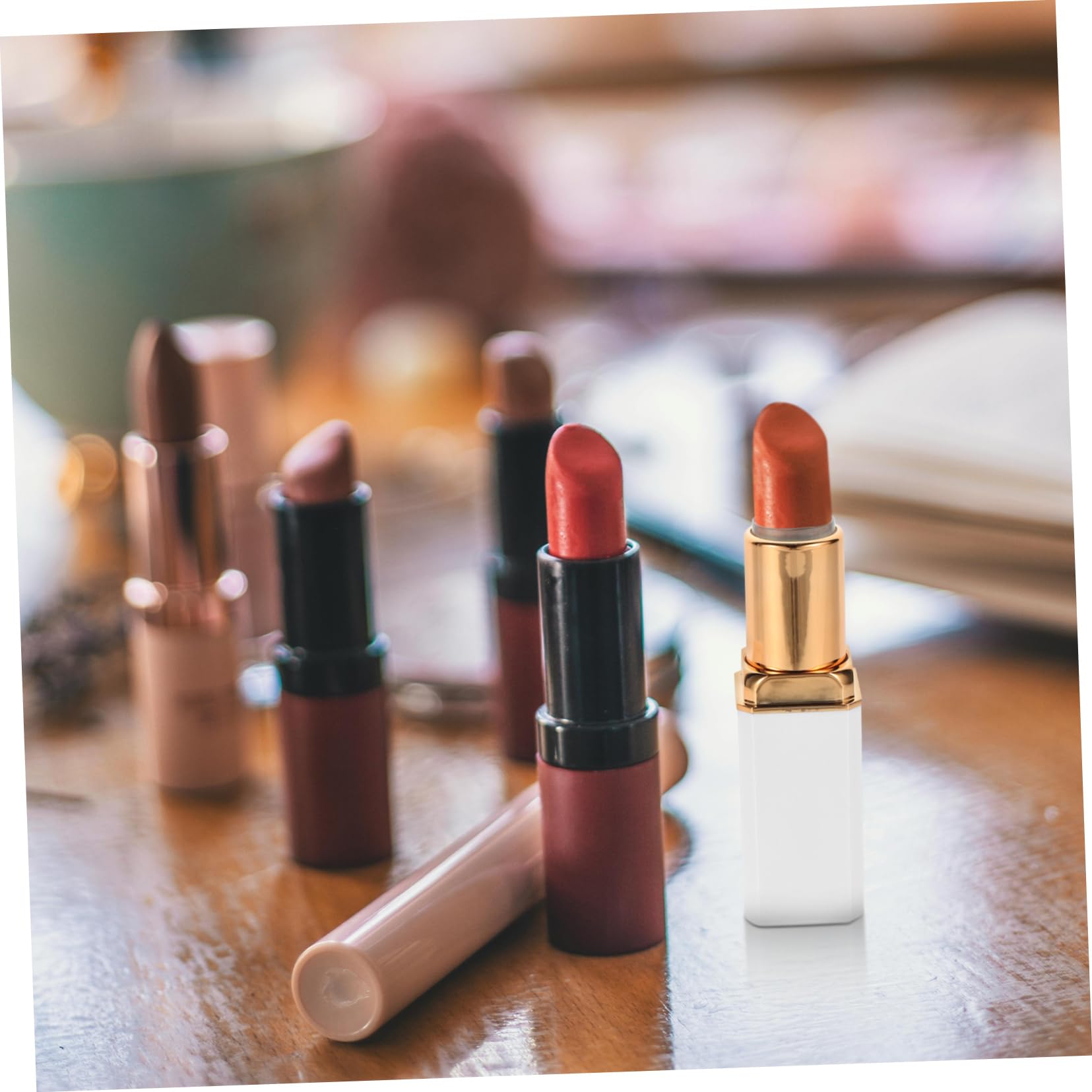 PACKOVE Tubo De Labial Recargable De Envases Vacíos Para Brillo De Labios Y Bálsamo Contenedores Prácticos Y Ligeros Para Maquillaje Diy 10 Piezas*3
