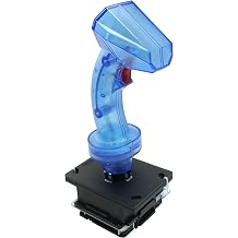 ThunderStick GRS Tron Arcade Flight Stick USB, Joystick, Arcade Video Game Controller, Black, Switchable Joystick Restrictor, Compatible with Atgame V1.1 & V1.0