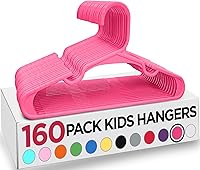 Vista 35 de Utopia Home Paquete de 20 Perchas para Niños - Perchas de Plástico para Bebé de 11.5 Pulgadas para Armario - Perchas para Niños para Ropa y Percha