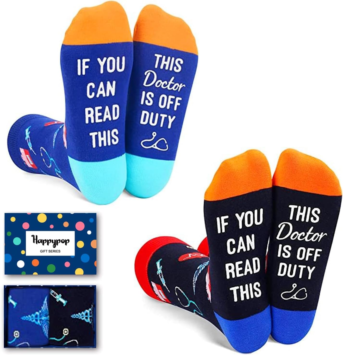 HAPPYPOP Gifts for Emt Nurse Doctor - Veterinarian Vet Tech Gift, Doctor Nurse Socks