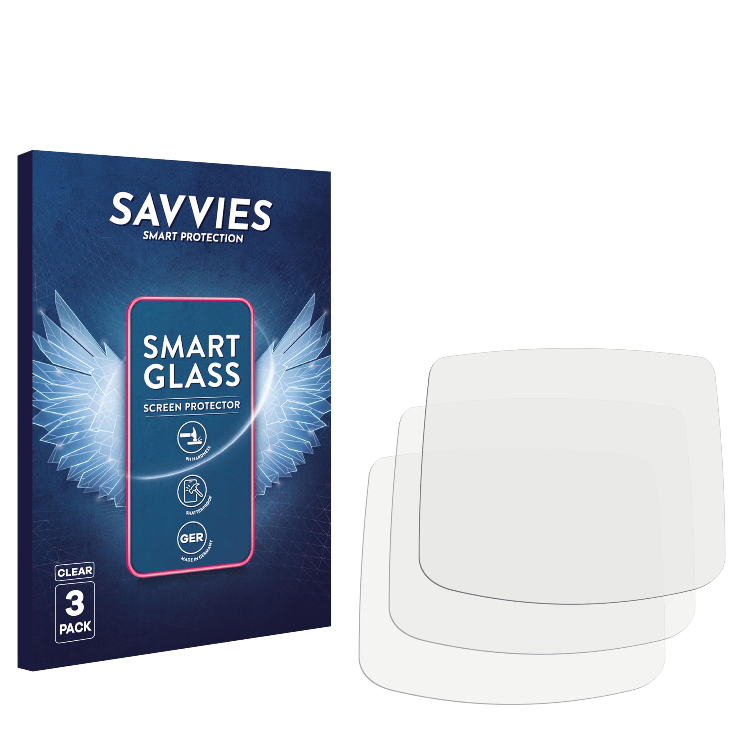 Savvies 3 Pellicole In Vetro 9H Per Bryton Rider S810, Ultra Sottili, Antigraffio E Senza Bolle, Per Protezione Display
