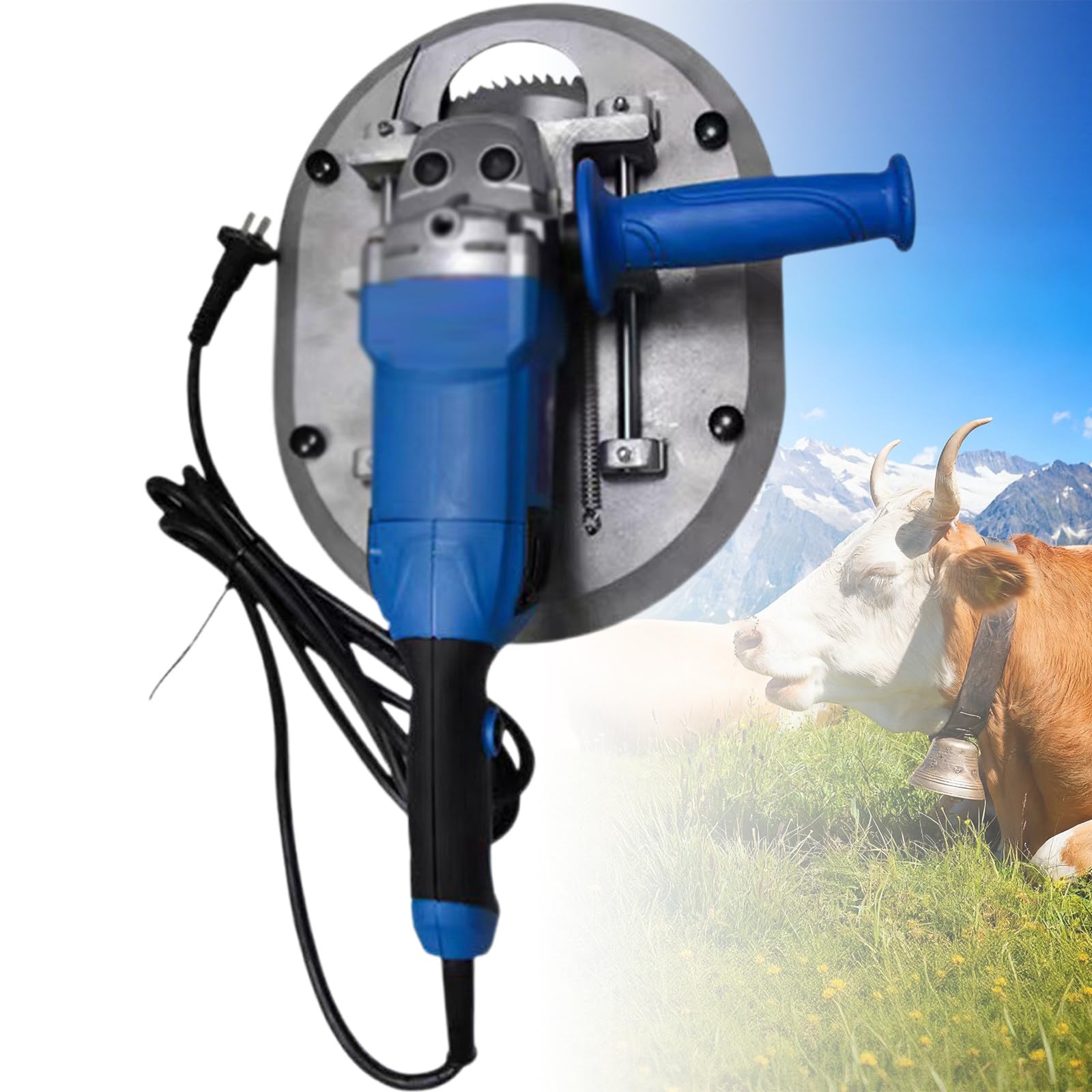 Professioneller 1500W Elektrischer Tierentfeuchter, 8500 U/min Bullhornentferner für Rinder und Schafe, Effizientes Hornschneidewerkzeug