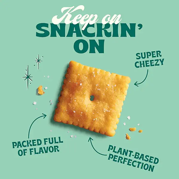 Bundle of Back to Nature Classic Round Crackers + Back to Nature Cheezy Square Crackers - Non-GMO, Plant-Based, Vegan, Made with Wheat Flour 4