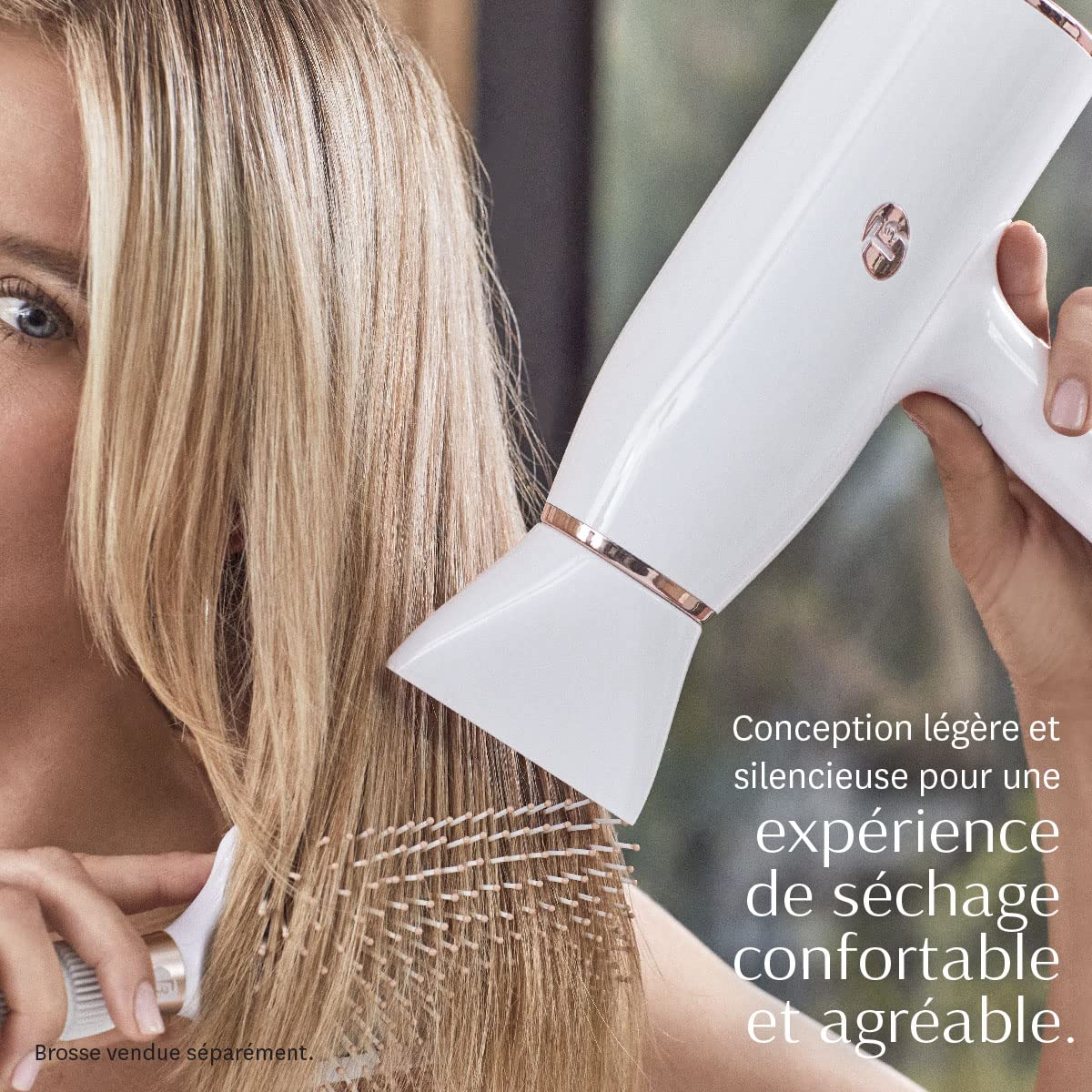 T3 AireLuxe Digital Ionic Sèchecheveux Professionnel Séchage Rapide Léger et Ergonomique Optimisation du Volume Lissage des Frisottis Nombreuses Combinaisons de Chaleur et de Vitesse