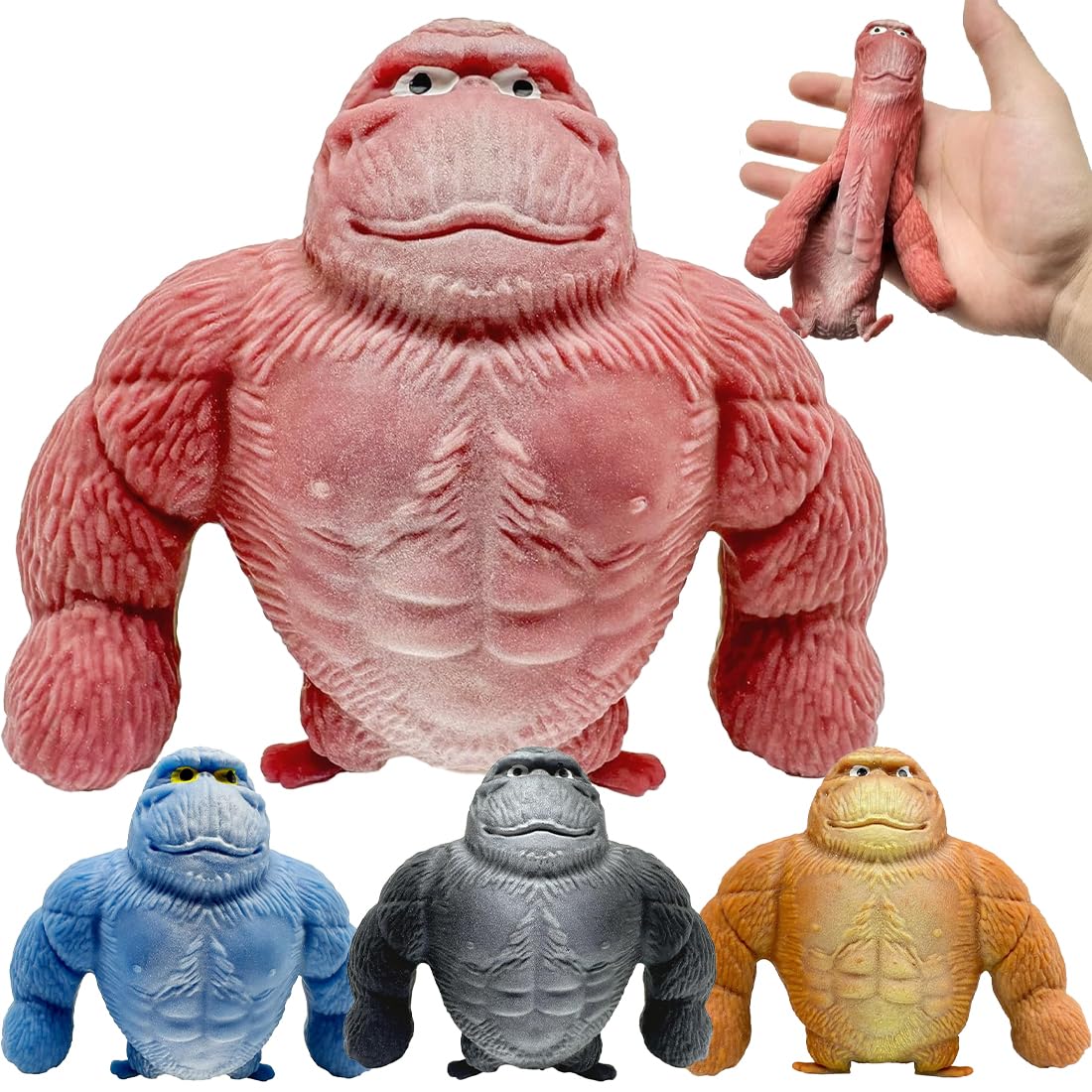 Gris - Grand jouet anti stress géant, anti stress, orang outan, décompression, roi, Squishy, singe élastique, - Jeux - Jouets Gris - Grand jouet anti stress géant, anti stress, orang outan, décompression, roi, Squishy, singe élastique, - Jeux - Jouets