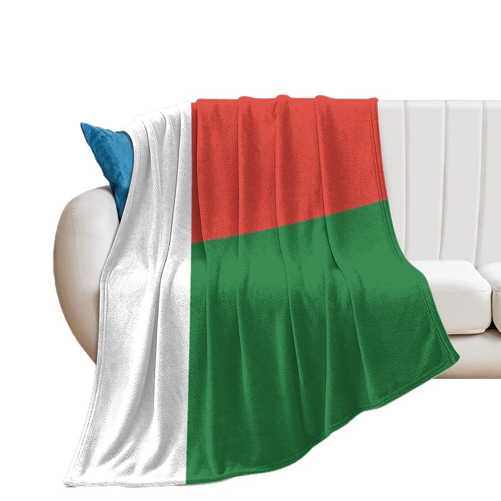 Couverture en flanelle douce pour siester sur le canapé 152x203 cm
