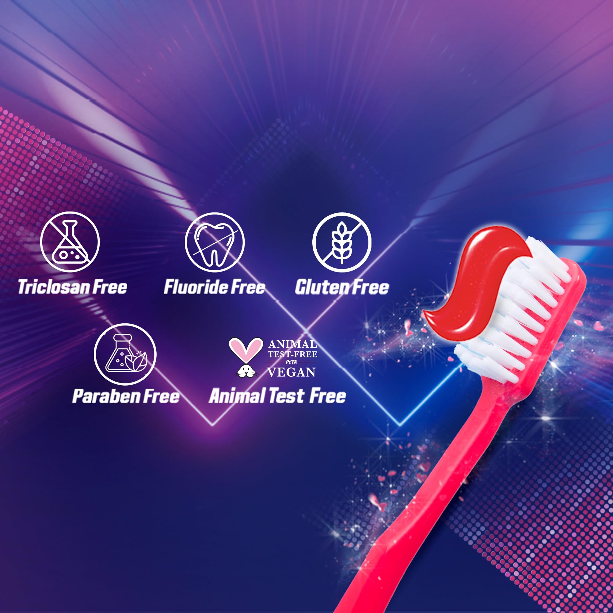Dabur Red Bae Fresh Gel - 300gm (150gm*2) | Fights Bad Breath, Cavity Germs and Plaque | 12hr Freshness | Activ Germ-Kill formula 4