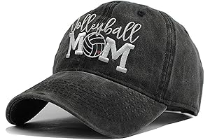 Volleyball Mom: Embroidered Baseball Cap for the Diamond's Devoted
