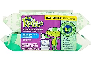 Kandoo Flushable Wipes Sensitive Toddler - 100 Count