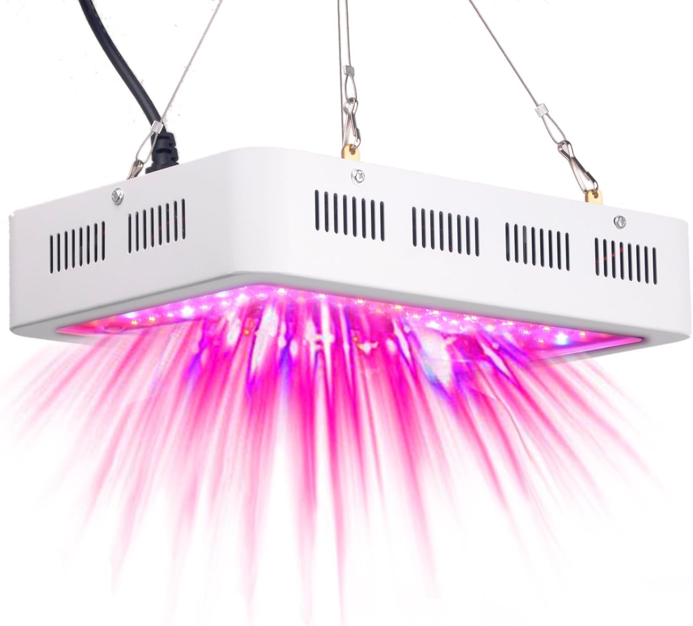 Stansen 1000W led Grow Light, Full Spectrum Indoor Grow Lights for Medicinal Plants Veg&Flower in Greenhouse Tent Plant(Using 90 Degree Double Lenses (1000w)