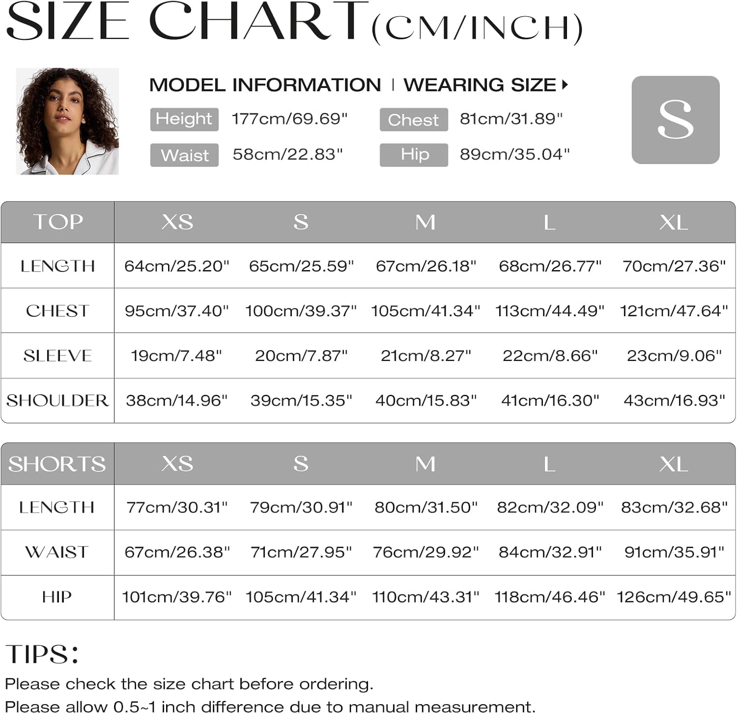 SIORO Capri Pajamas Set for Women, Button Down Sleepwear Short Sleeve Loungewear, Waffle Knit Top with Capri Pants Pjs - Image 6