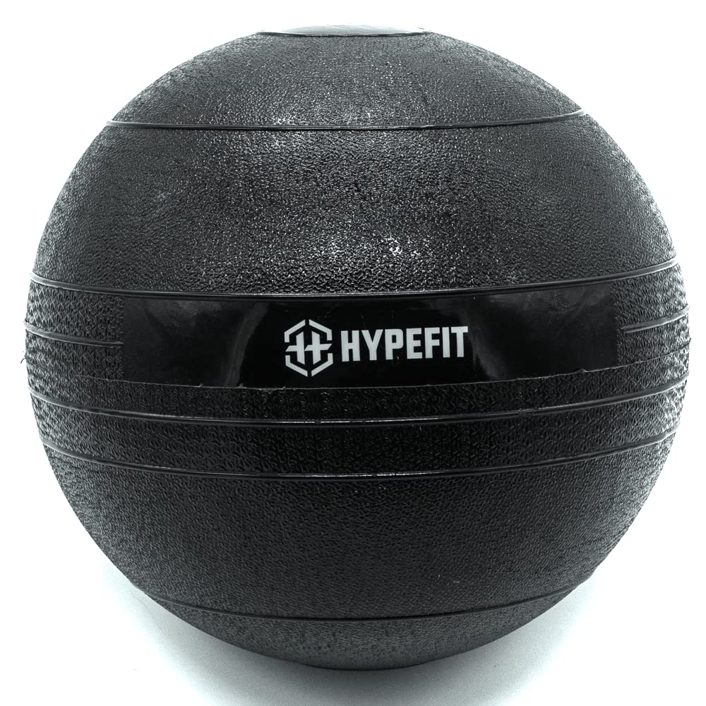 Hypefit Slam Ball Balón Medicinal 5-25 Kg, Bola de Peso Goma, Relleno de Arena, Lanzamientos sin Rebote, Entrenamiento Fuerza, Tonificación