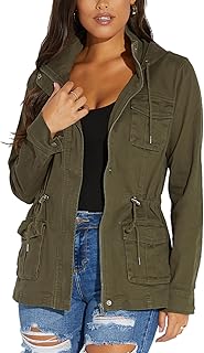 Chaquetas casuales para mujer, de manga larga, con cremallera, clásicas, con bolsillos