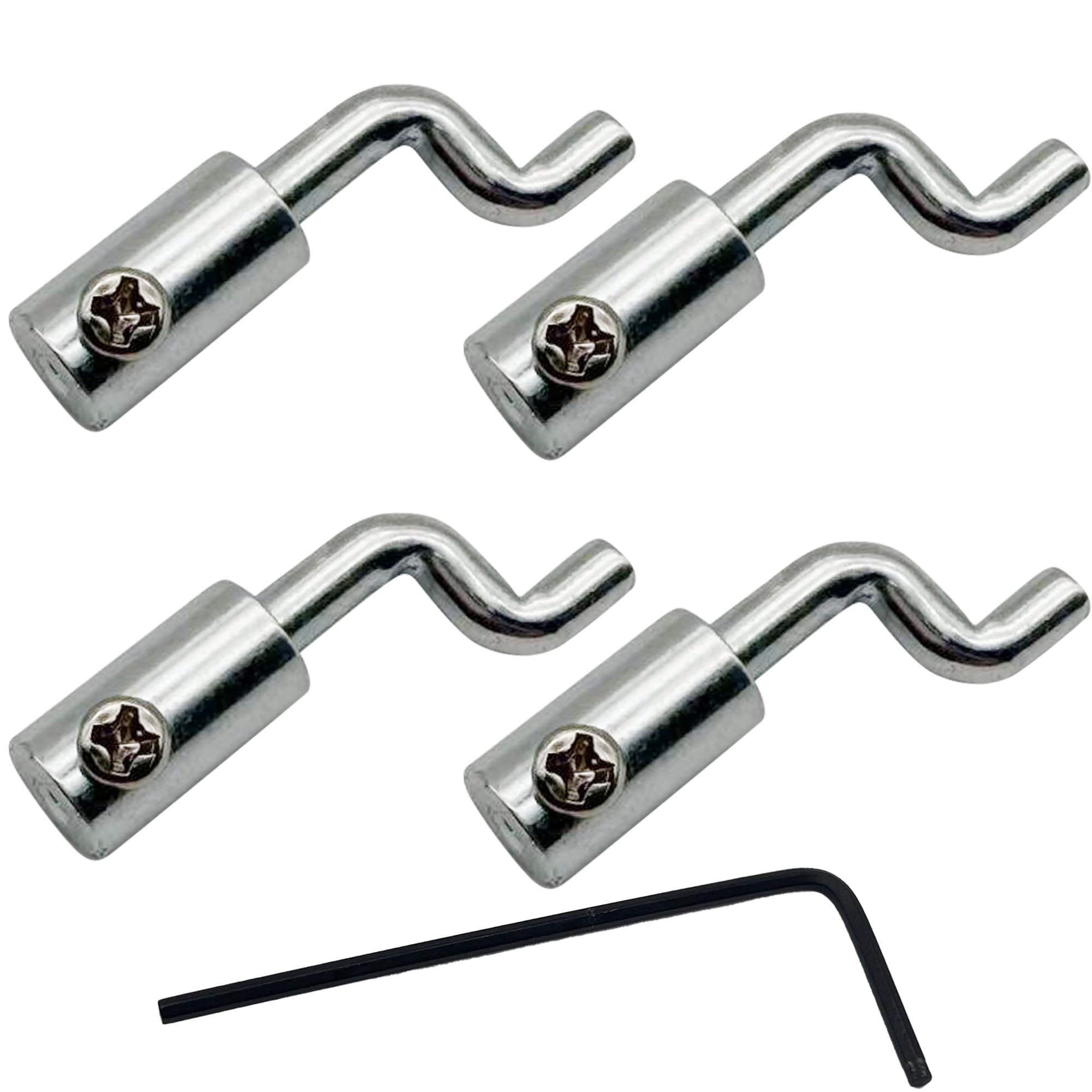 4 Pcs Throttle Cable Ends Z Bend Universal Cable Stop for Lawn Mower