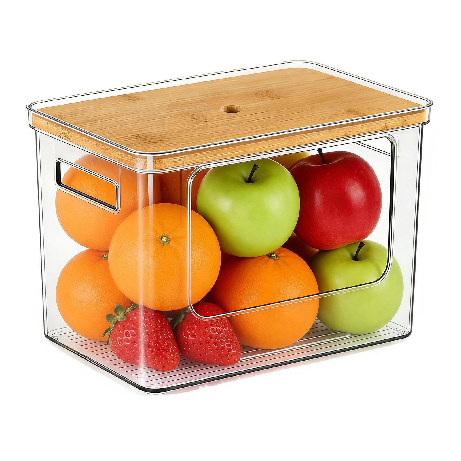 Basura Bag Holder - Laundry Room Clear Bins | Grocery Bag Dispenser with PET Construction for Kitchen Under Sink Gabinets Pantry Bathroom Household Camping Organization Grocery Sack Storage