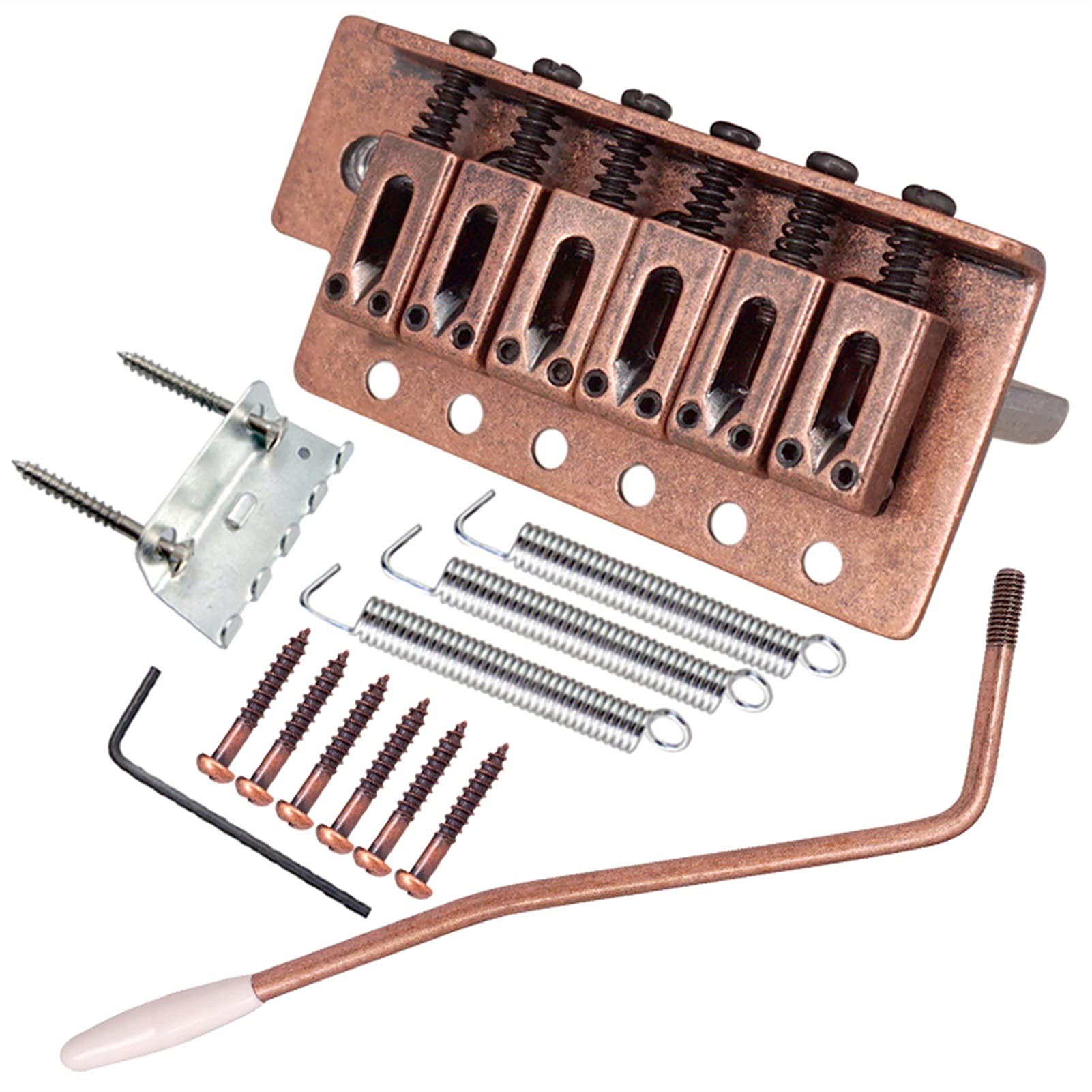 6 Sella Piatta Stringa Singolo Tremolo Bridge Per Sq St. Sostituzioni Di Chitarra Elettrica. ponte chitarra