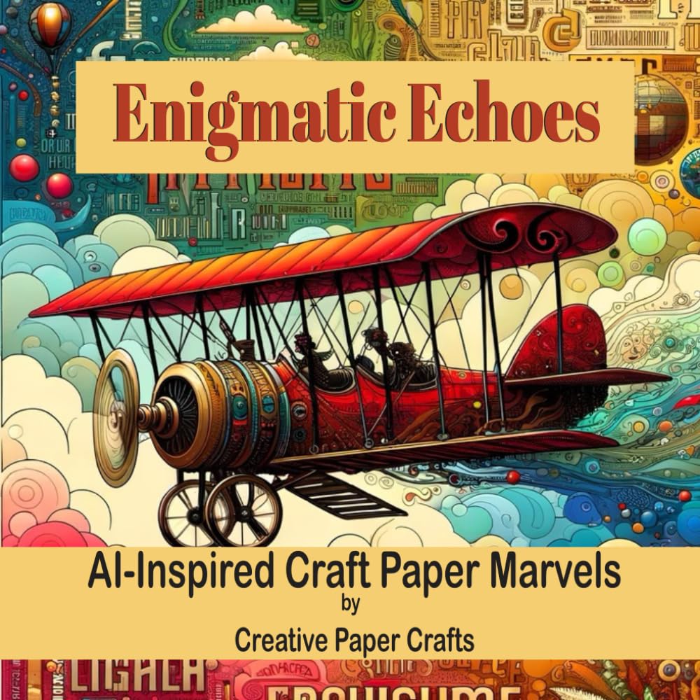 Enigmatic Echoes: AI-Inspired Craft Paper Marvels