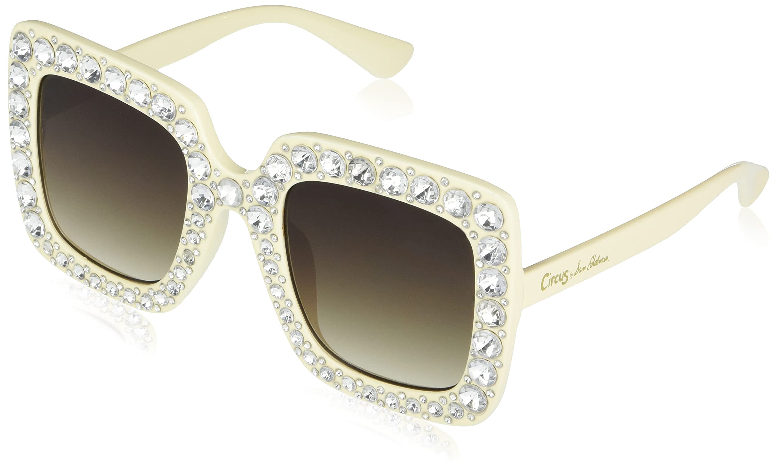 Circus By Sam EdelmanCircus NY by Sam Edelman Women's Cc439 Bling Oversized Square Sunglasses with Uv400 Protection-Trendy Gifts for Her, 51mm
