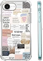 Vista 25 de Cubierta de Teléfono con Versículos de la Biblia y Citas Cristianas de Jesús en Collage, Funda Protectora Suave de TPU de Moda para iPhone 16 Pro, #1