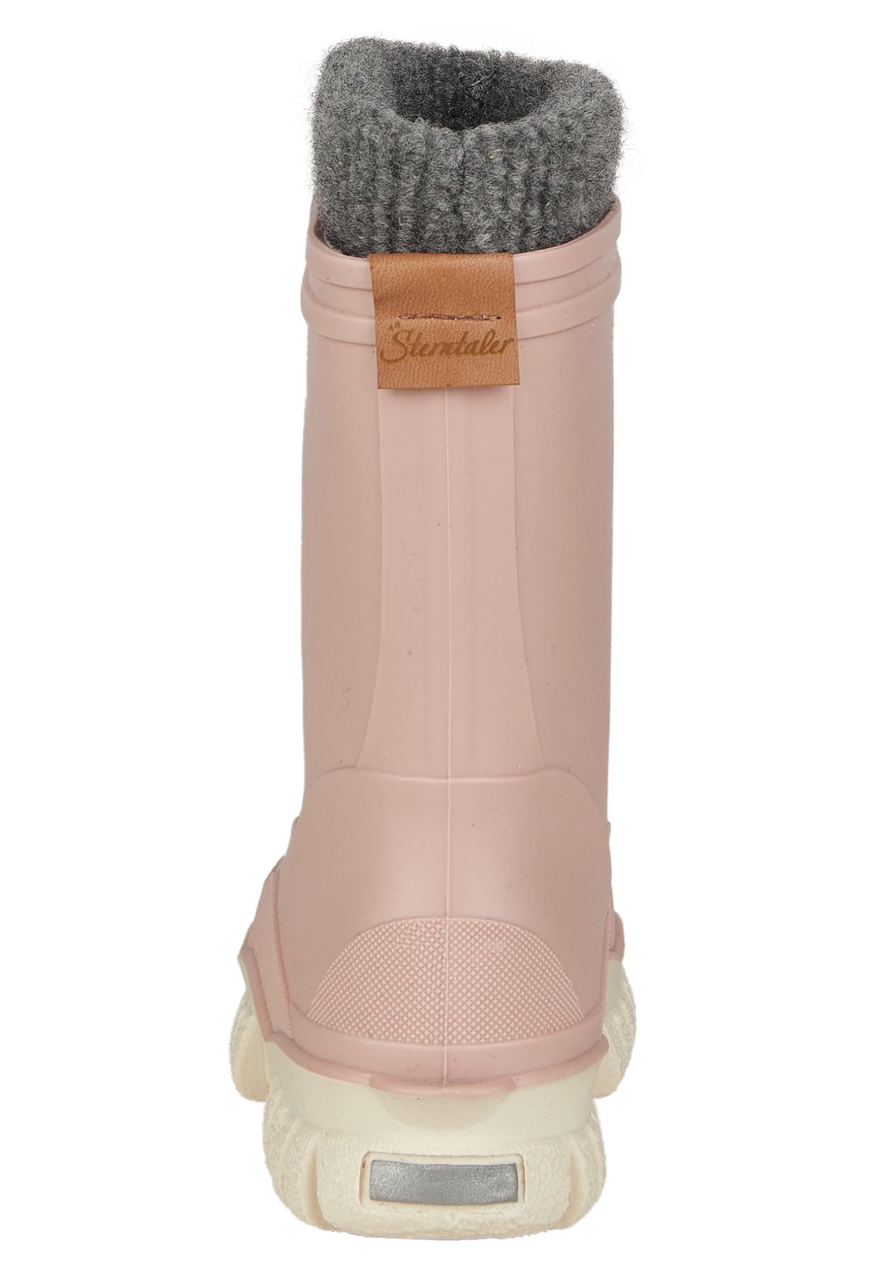Sterntaler Gummistiefel uni gefüttert - Mädchen Kinder Regenstiefel mit herausnehmbarem Innenschuh - warme wasserdichte Kinderstiefel - Matsch- und Regenschuhe