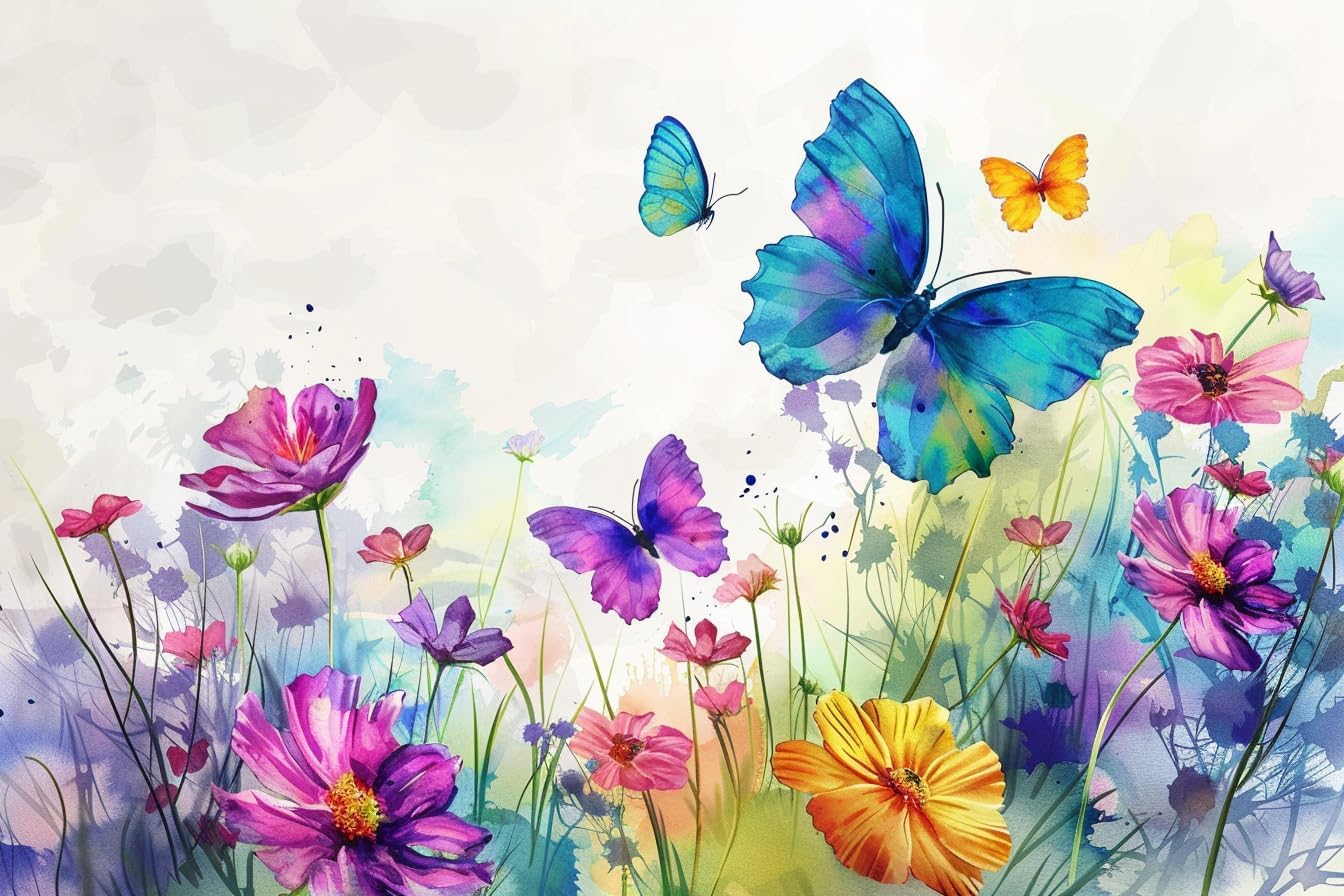 35 Piece Adult Wooden Jigsaw Puzzle: Flower Butterfly Art, Aesthetic Painting Style – Thoughtful Gift for New Enthusiasts
