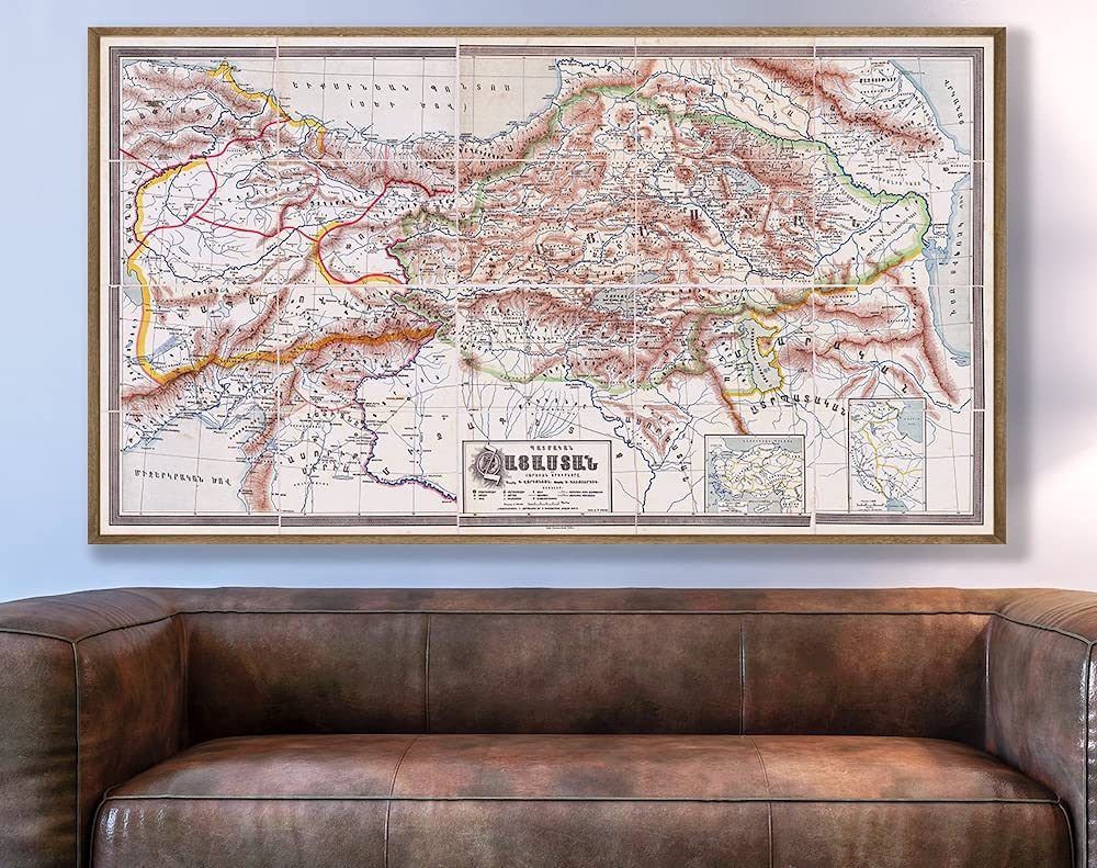 Buy MG Global Vintage Armenia in Armenian Script, Large Old of