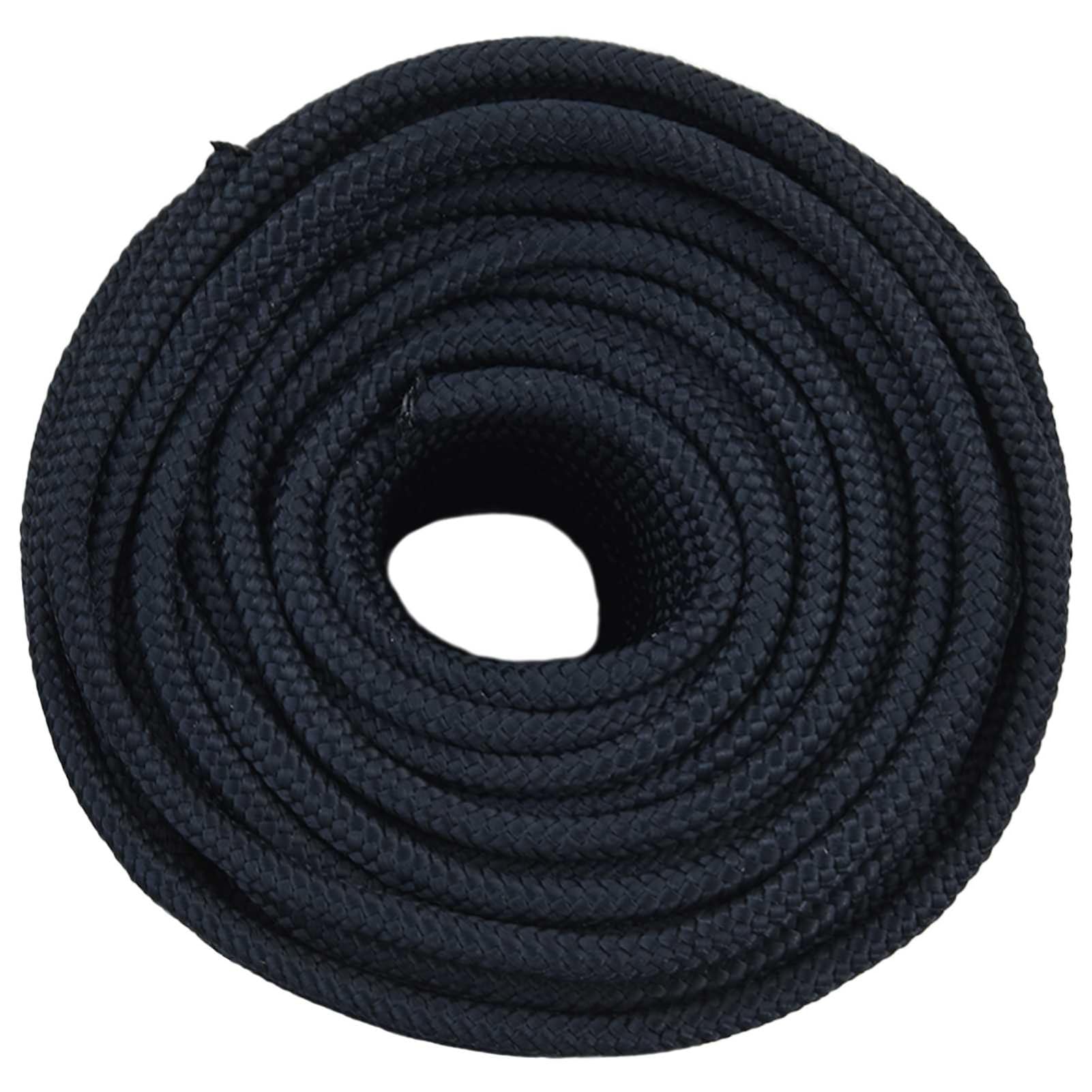 Polyester-Bootseil Königsblau 1,6 cm × 25 m | Wetterfest, UV-beständig, niedrigdehnend, robustes Polyester