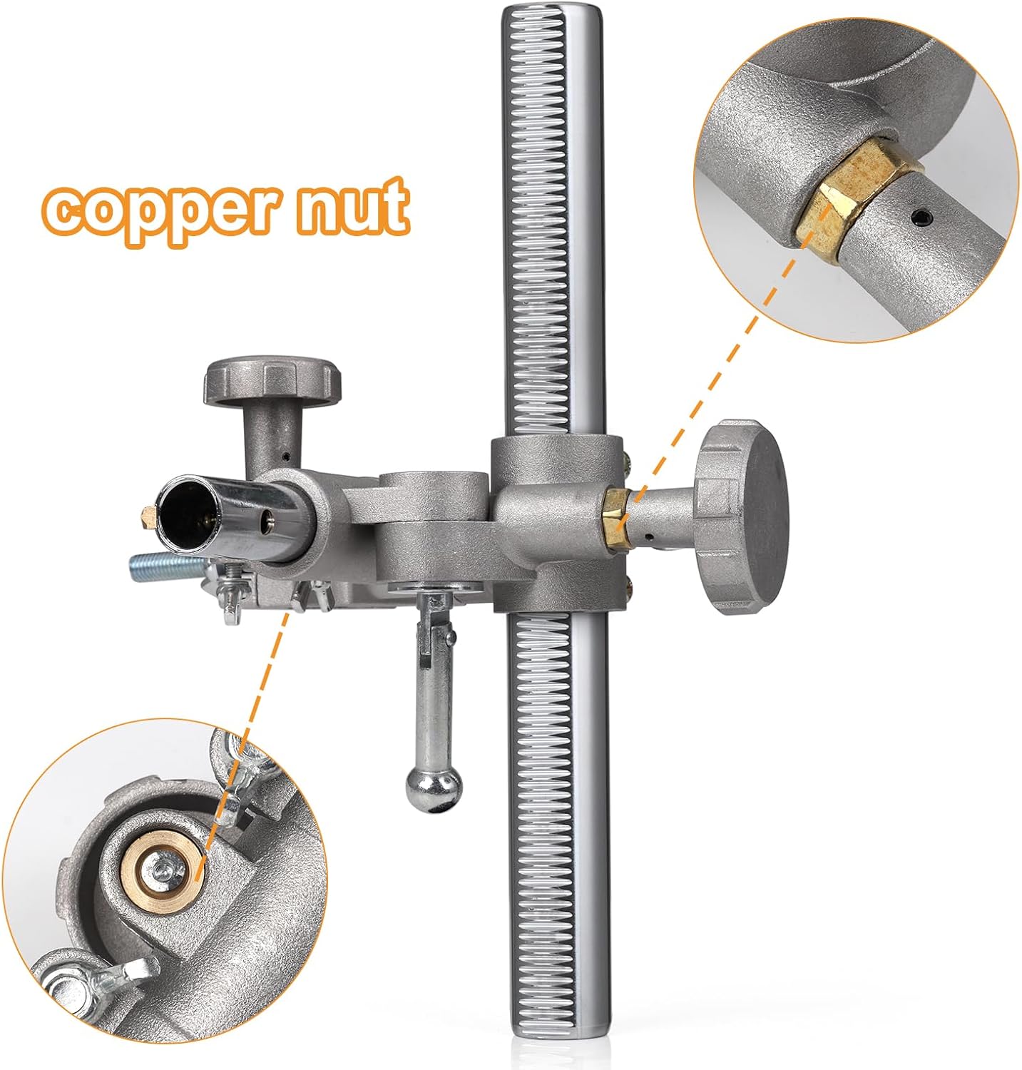 Welding Torch Holder Support Mig Tig Gun Holder V Clamp Mountings For Welding Positioner Turntable (13.0 * 11.8 inch)