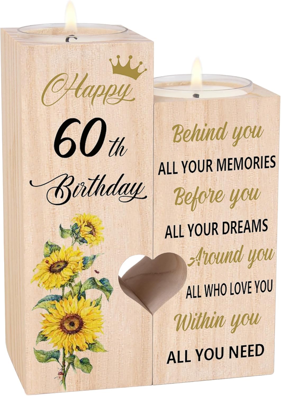 60th Birthday Gifts for Women, Candlestick Gifts for 60