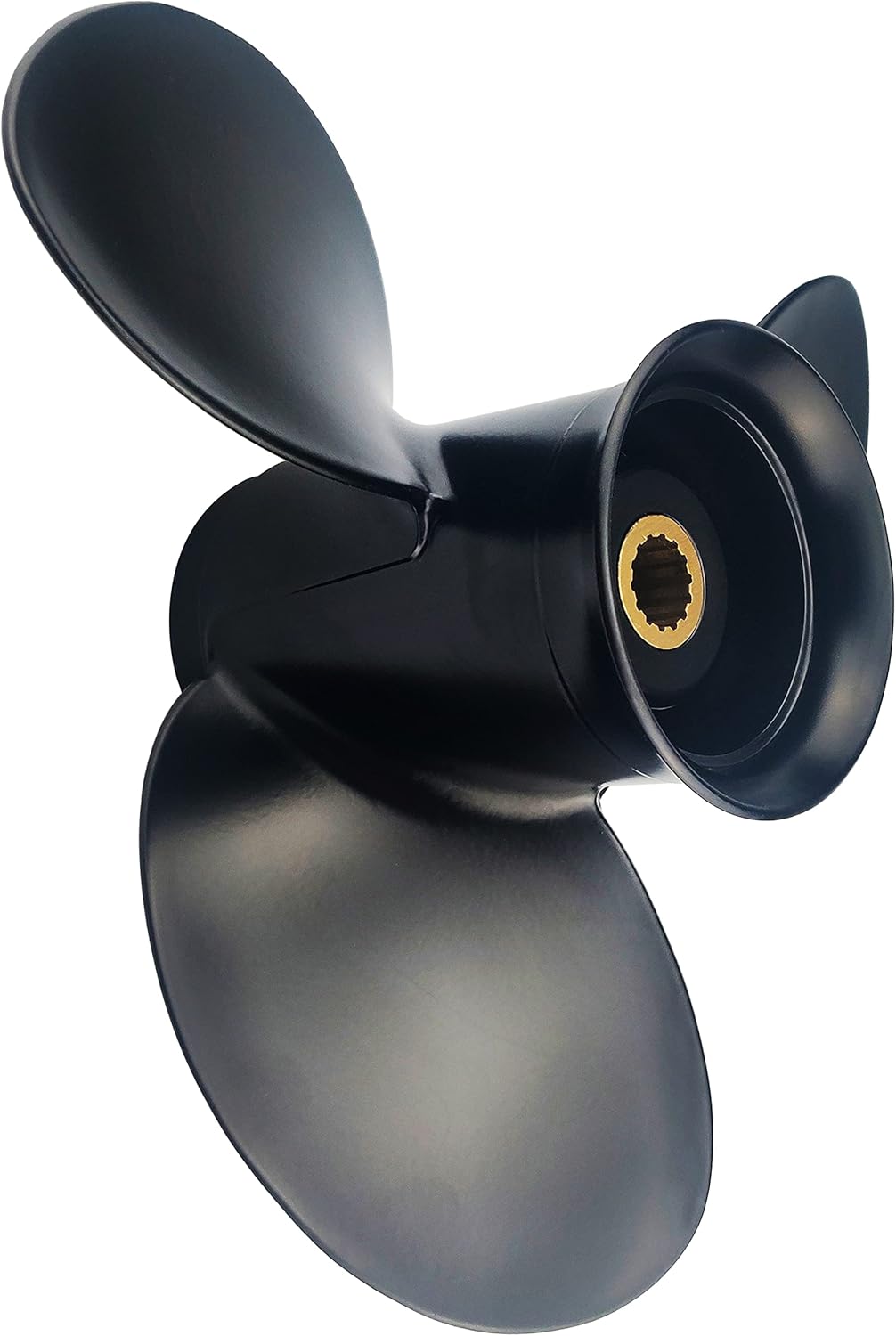 CAPTAIN Outboard Propeller fit Mercury TOHATSU 9.9-20 HP, 14 Spline Tooth Board Prop,OEM RH Aluminum Propellers for 9.9HP 12HP 15HP 18HP 20HP,MFS,MSFMFS, 9.9 HP Bigfoot