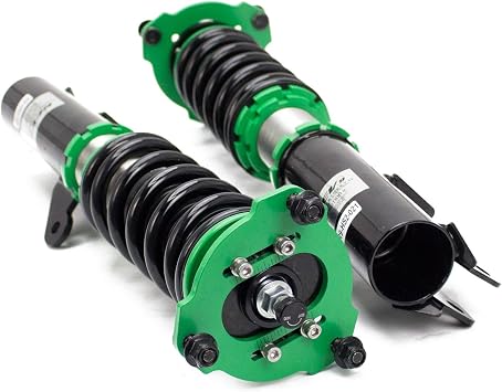 Rev9 R9-HS2-021 Hyper-Street II Coilover Suspension Lowering Kit, Mono-Tube Shock w/ 32 Click Rebound Setting, Full Length Adjustable, compatible with Mitsubishi Lancer (CX/CY) 2008-17