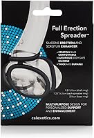 Vista 7 de CalExotics Esparcidor completo de silicona con diseño de 4 anillas, potenciador de erección, (12757_negro)