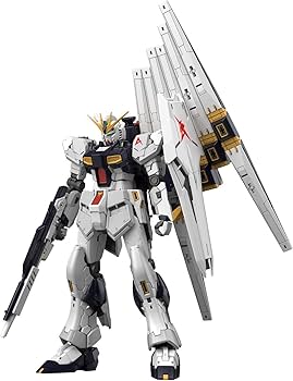 EG 1/144 νガンダム サポートアーム&バズーカ付 【完成品】 EG 1/144 νガンダム サポートアーム、バズーカ付き 【全塗装 完成品】