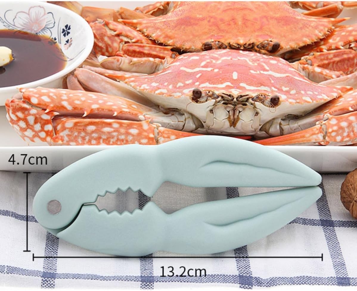 Blue PP Plastic Crab Leg Cracker Walnut Clip for Kitchen Use image 2