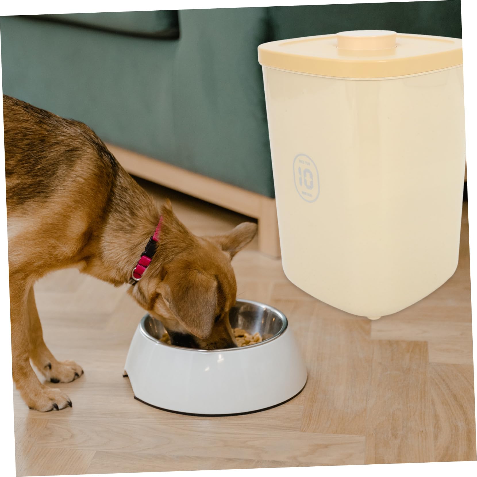 BESPORTBLE Cubo De Almacenamiento De Comida Para Perros y Gatos Sellado Al Vacío Para Granos y