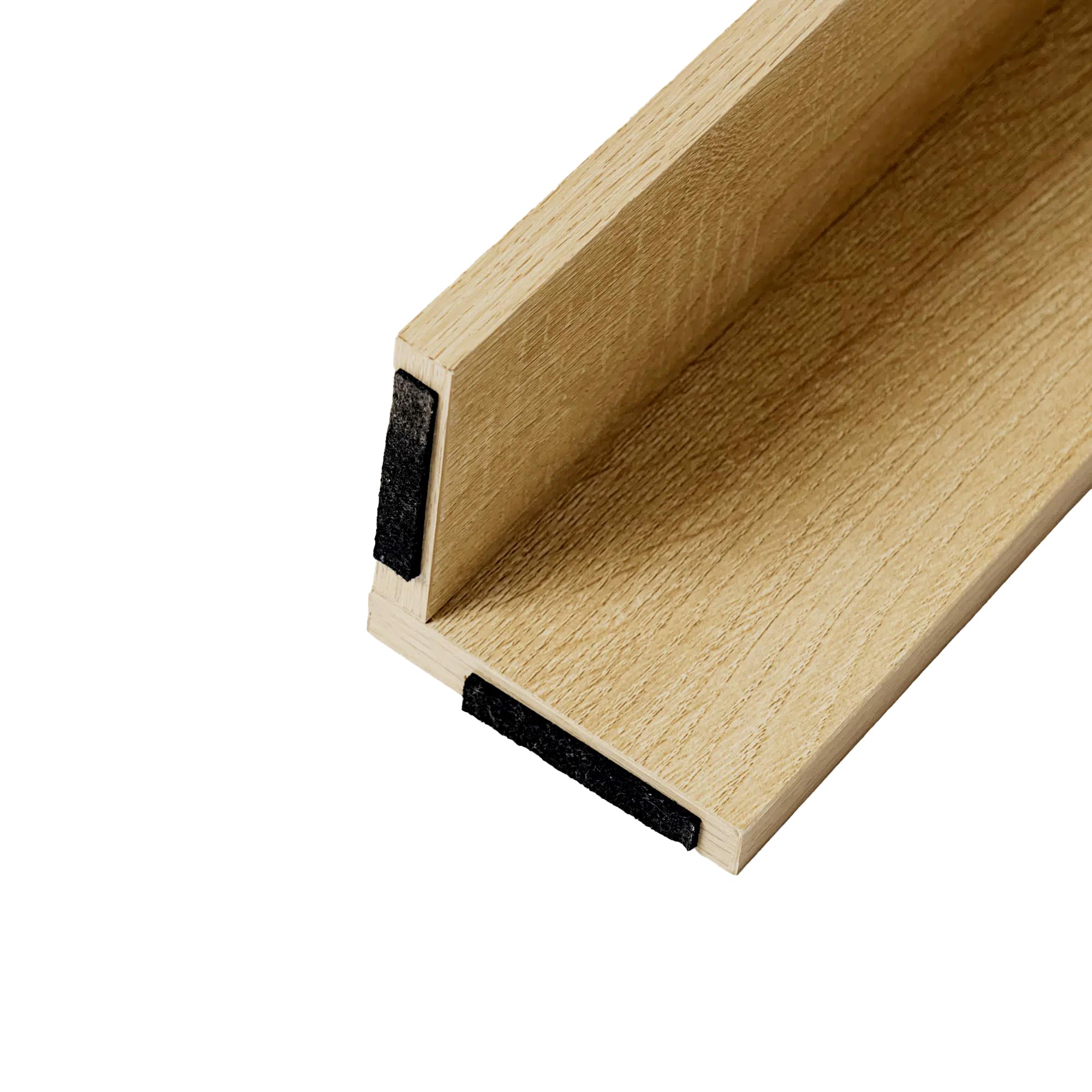 Ensemble de salle à manger rectangulaire en chêne - Table de 160 cm + 6 chaises noires ergonomiques