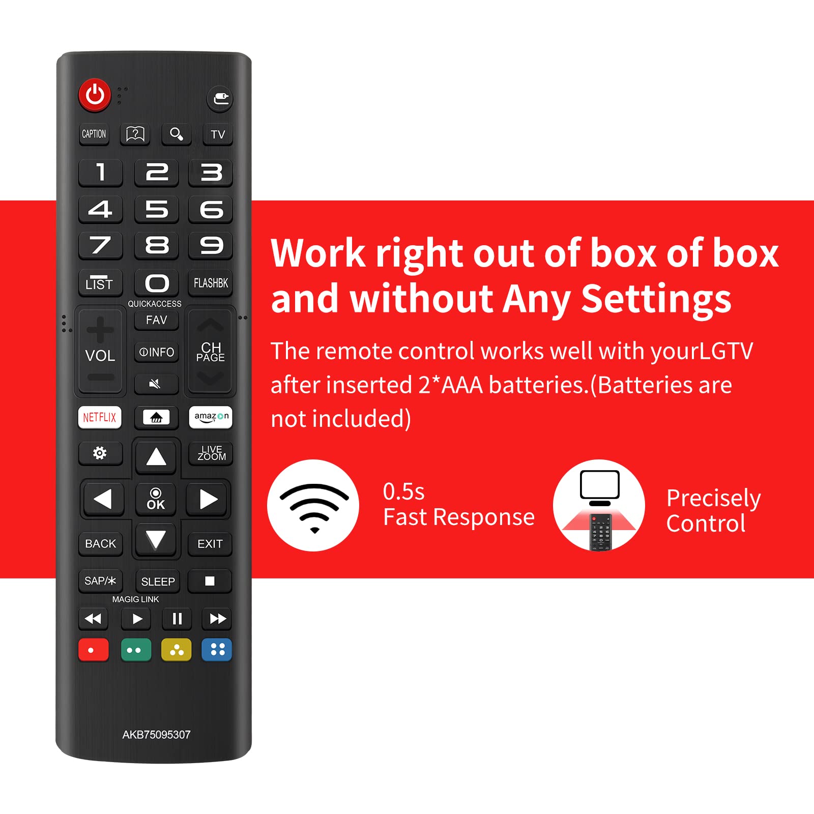 Amazon | LG TVリモコン用 ユニバーサルリモコン LGブランドの全モデル 