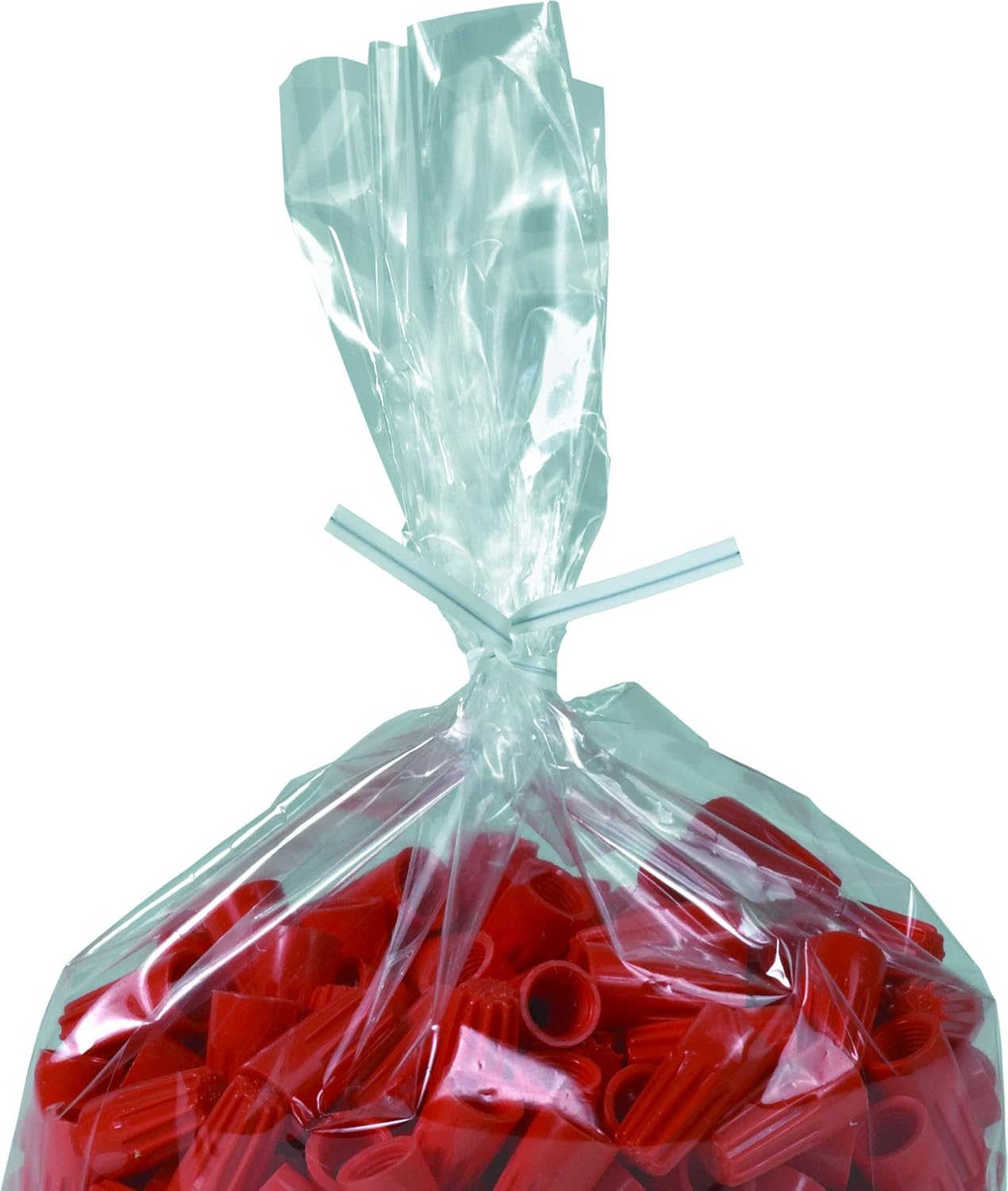 Aviditi White Plastic Twist Tie Spool, 7000' Long for Custom Length Ties, Use to Seal Bread, Gift, and Treat Bags or for Bundling Cables and Wires (1 Roll)