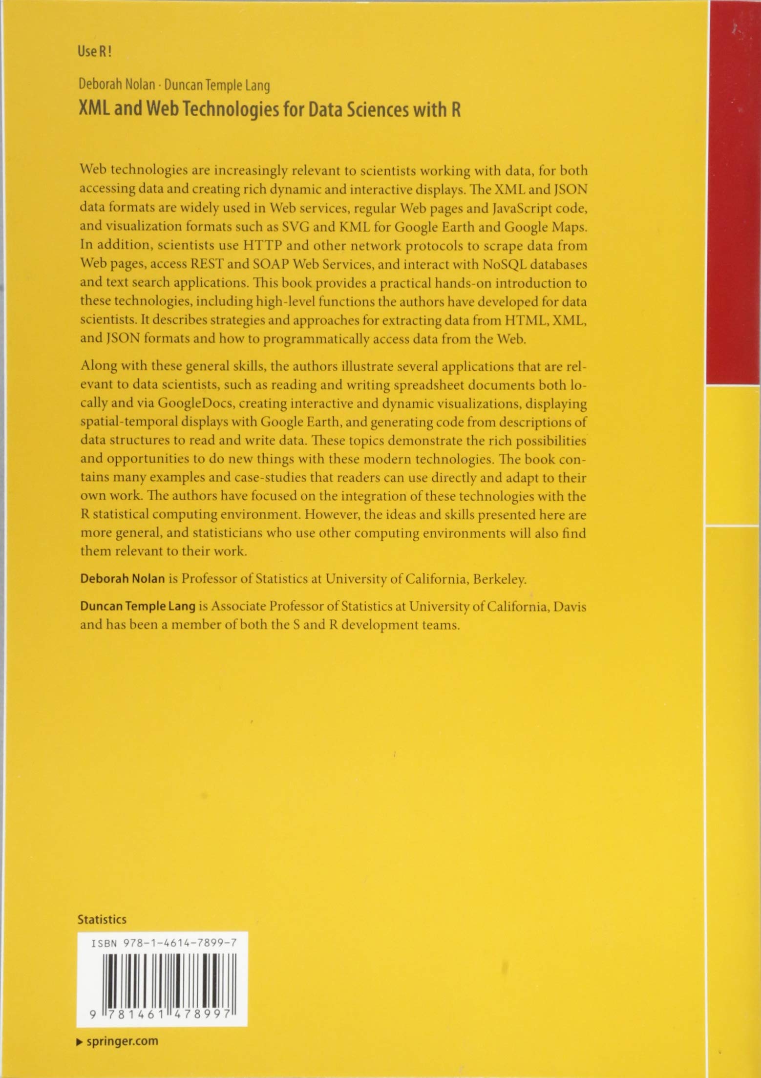 XML and Web Technologies for Data Sciences with R
