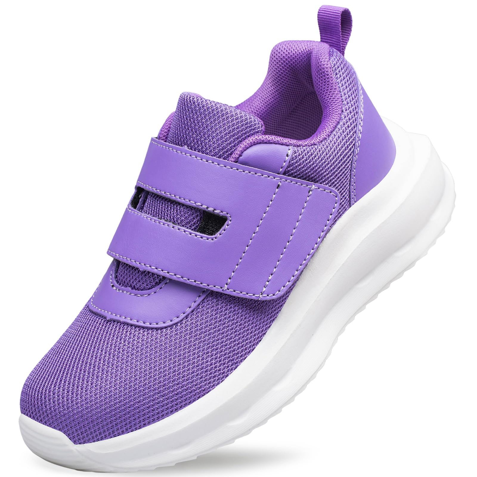 Toddler Girls Shoes Kids Sneakers Tennis Lightweight Breathable Running Casual Walking Purple Toddler Size 7.5