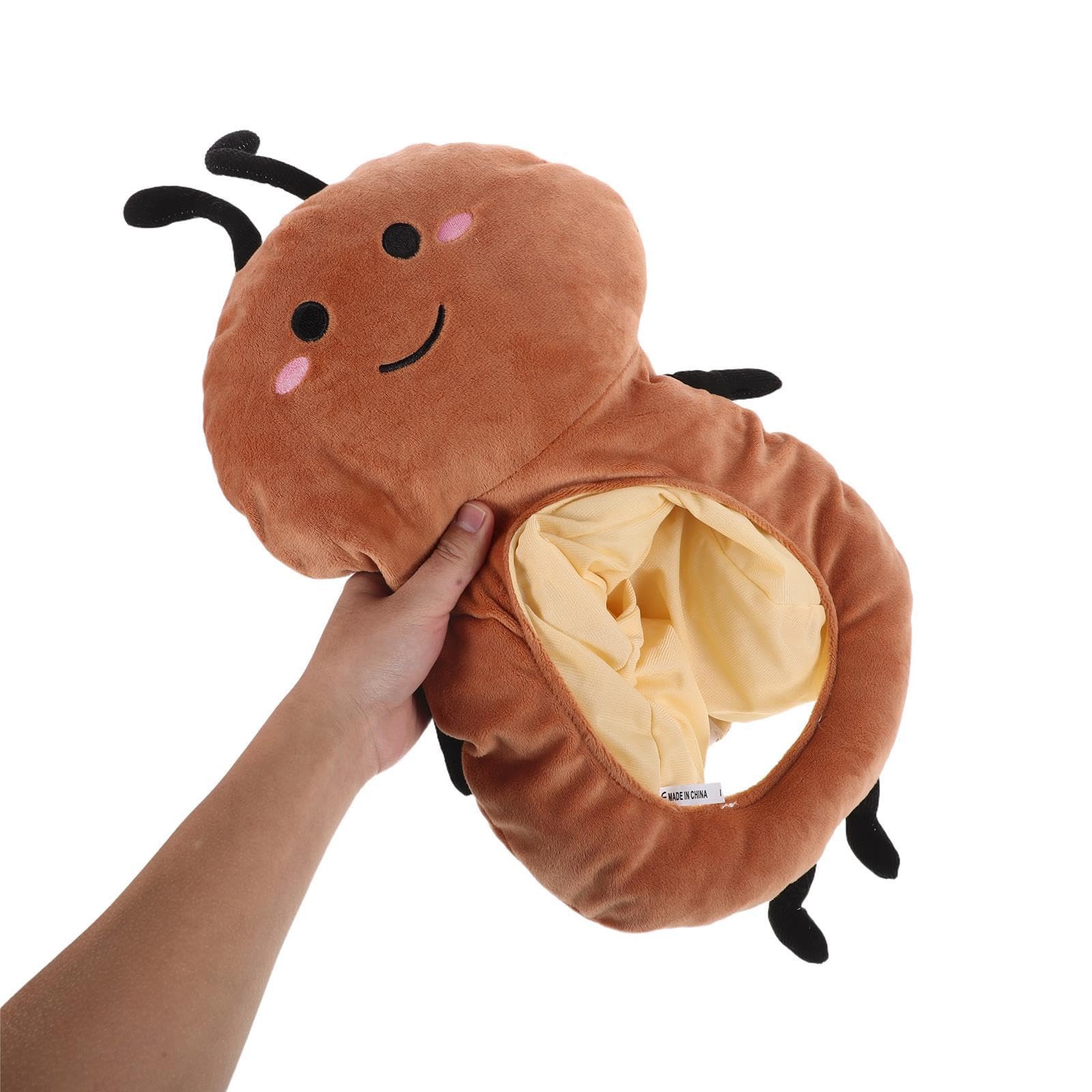 Gatuida Copricapo a forma di scarafaggio - Copricapo da cosplay di animali con imbottitura in cotone - Cappello a forma di scarafaggio per foto di compleanno, feste di Natale, Capodanno e riunioni di