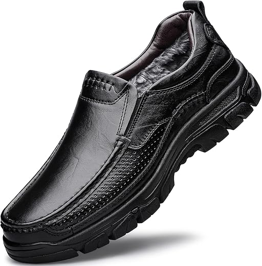ZASDKE Men's Loafers Comfortable Loafers Classic Leather Shoes 9067