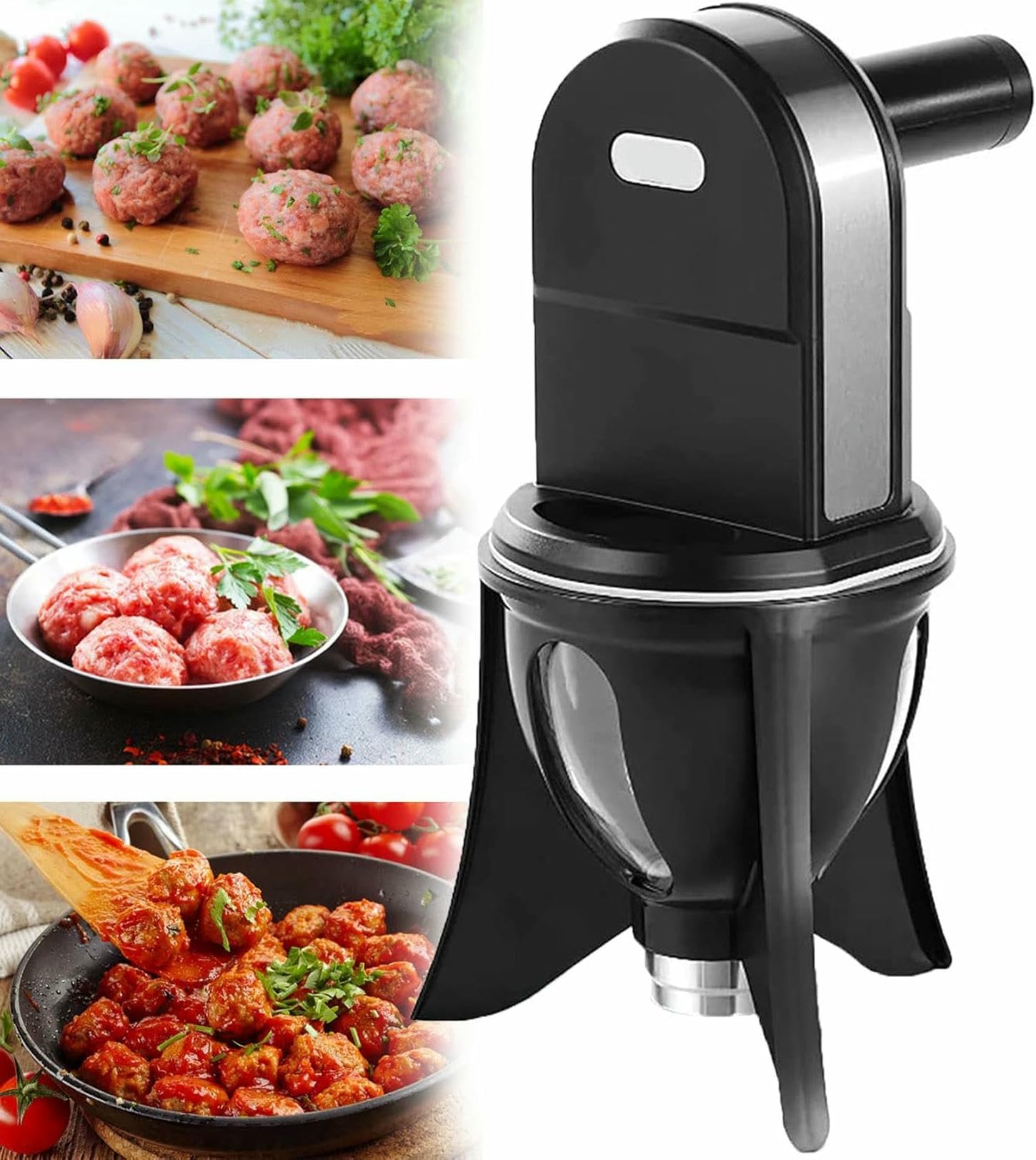 Automatic Meatball Forming Machine, Small Automatic Sweet Dumpling Machine Meatball Maker Making Machine, Easy to Clean, Practical Ball Making Accessories